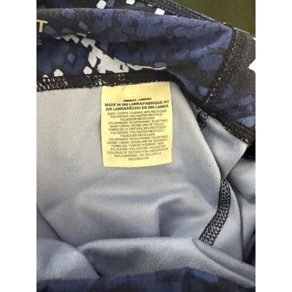 Womens Nike Dri-Fit Legend Recycled Poly Drift 3/4 Crop Legging‎ Blue Pattern XS - Picture 5 of 6